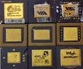 Pentium Ceramic Gold Face CPUs Scrap &