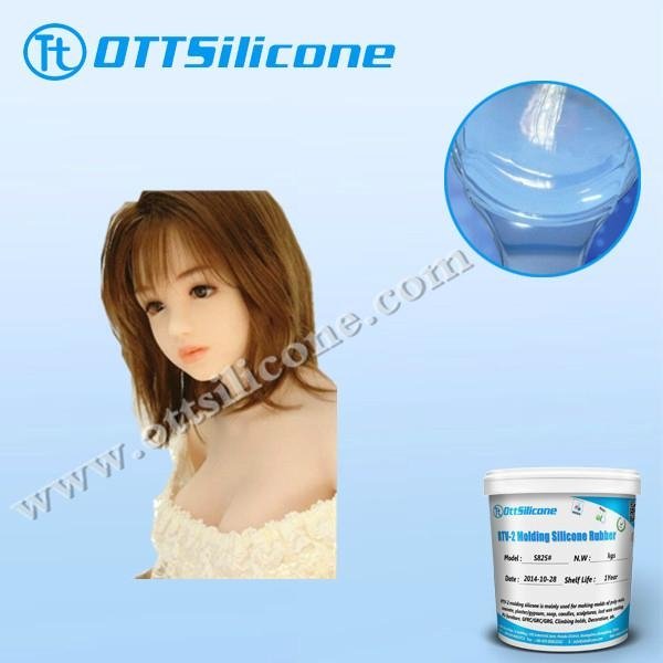 Environmental non-toxic silicone raw material for sex  products