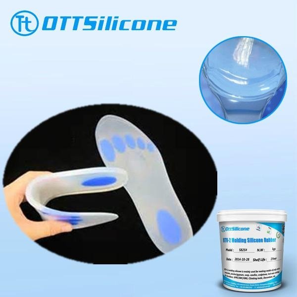 Translucent silicone rubber for shoe insole 3
