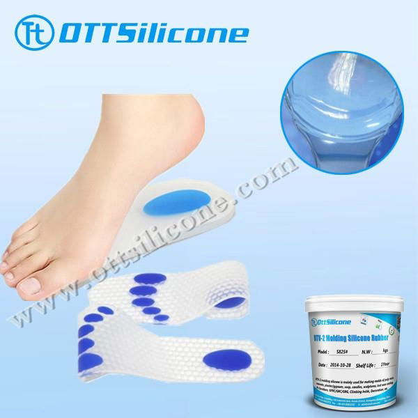 Translucent silicone rubber for shoe insole 4