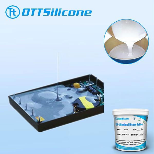 Anti-yellow Electronic potting compound addition silicon for solar(PV) panels 4