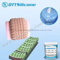 Addition cure silicone rubber for tire