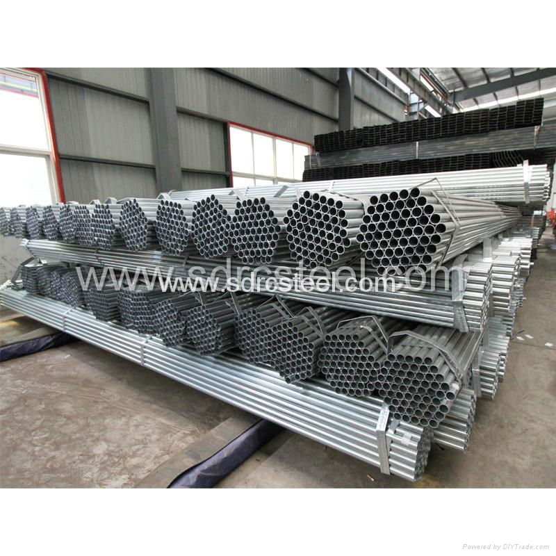 Round Q235 Pre-Galvanized Steel Pipe 3
