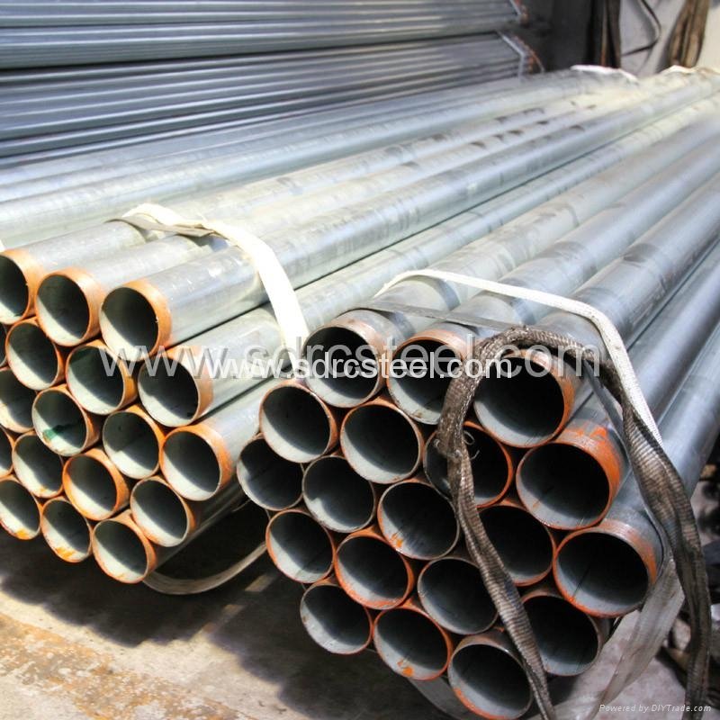 Round Q235 Pre-Galvanized Steel Pipe 4