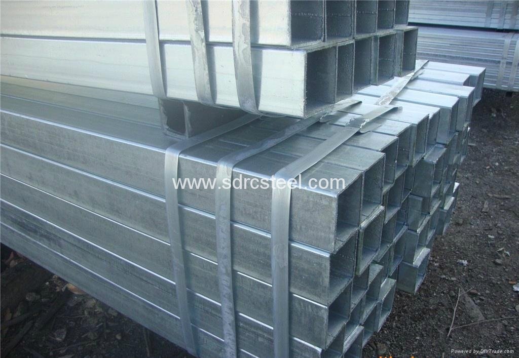 ASTM A36 Hot-DIP Galvanized Square Steel Pipe 3