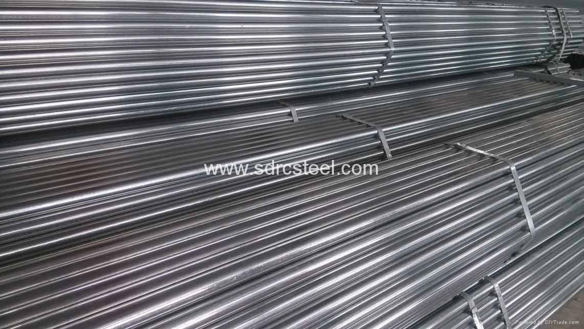ERW Ss400 Hot -DIP Galvanized Steel Pipe 3