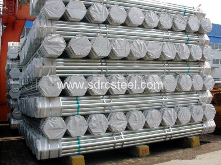 Welded Connection Round Hot-DIP Galvanized Steel Pipe