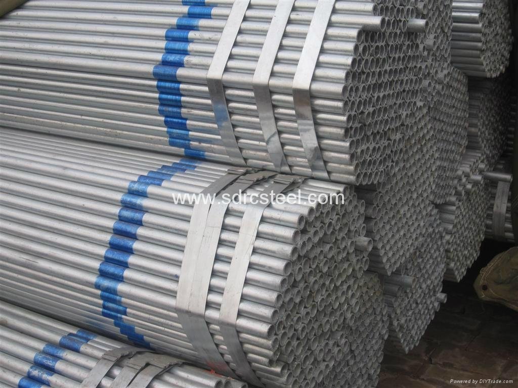 Welded Connection Round Hot-DIP Galvanized Steel Pipe 3