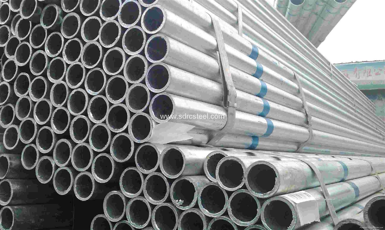 Welded Connection Round Hot-DIP Galvanized Steel Pipe 5