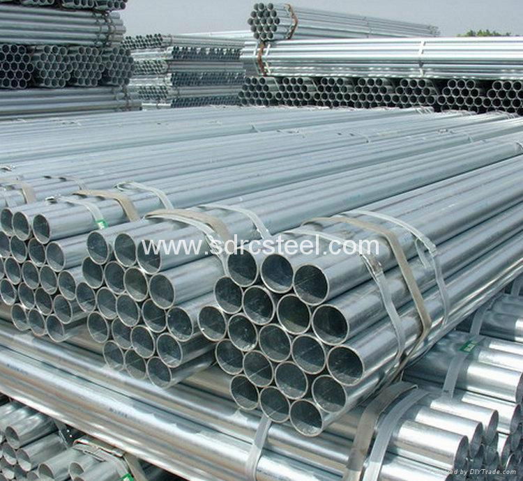 Hot Rolled Hot-DIP Galvanized Round Steel Pipe 2