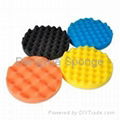 Widely used in Cars Direct factory Very soft custom size polish applicator pads  1