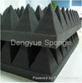 Self adhesive Pyramid Shaped sound absorption Acoustic Foam Panel 4