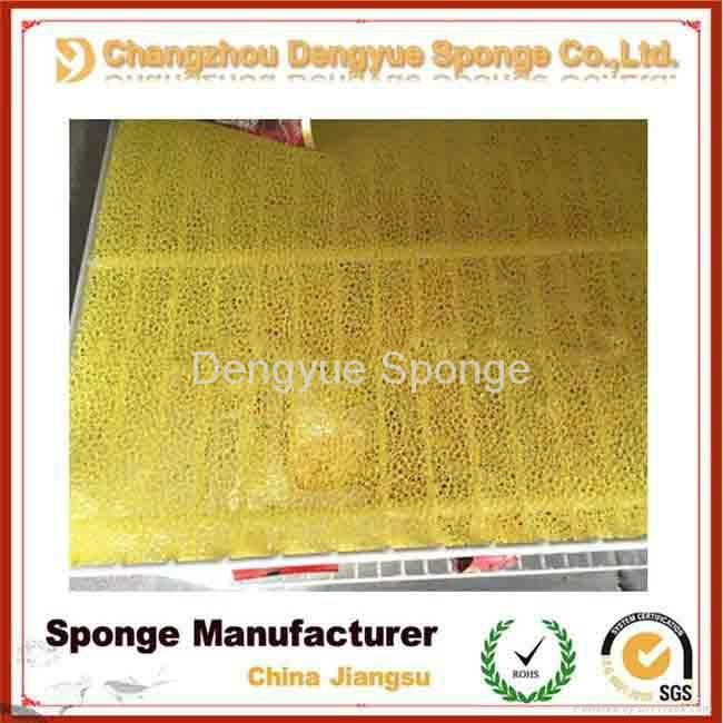 high quality polyurethane High density refrigerator antibacterial filter sponge 3