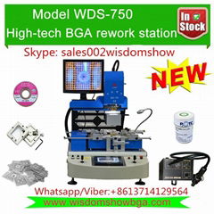 Higher automatic BGA rework station WDS-750 with Auto feed chips function