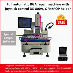 bga reballing video youtube DS-800A full automatic BGA rework station