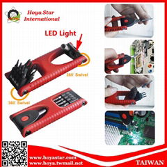 8PCS Precision Screwdriver with LED Light, Multi tool, Bit Set, Angle Screwdrive