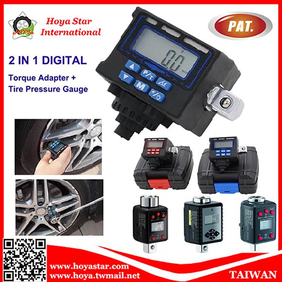 2 IN 1 DIGITAL Torque Adapter + Tire Pressure Gauge RJ7521TP Hoya