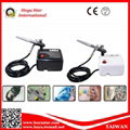 Battery Type mini compressor with air spray gun 2