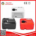 Battery Type mini compressor with air spray gun 4