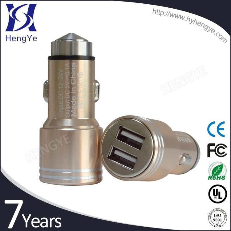 2016 new car charger dual usb with lowest price 4