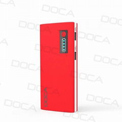 Good Quality ABS + PC 13000 mAh Portable Mobile Power Bank 