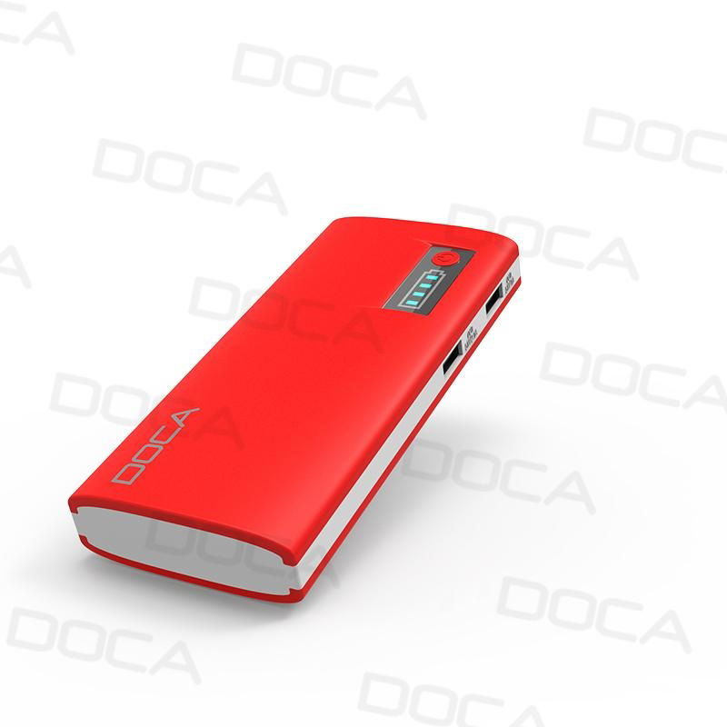 Good Quality ABS + PC 13000 mAh Portable Mobile Power Bank  4