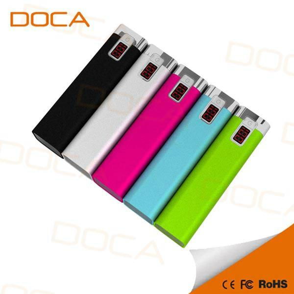 Shenzhen power bank factory OEM custom logo and print mini powerbank 2