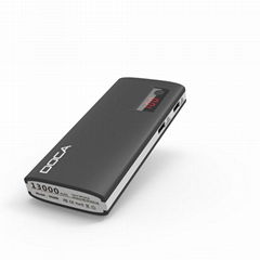 mutifunction rechargeable 18650 polymer cells power bank 13000mah