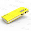 mutifunction rechargeable 18650 polymer cells power bank 13000mah 4