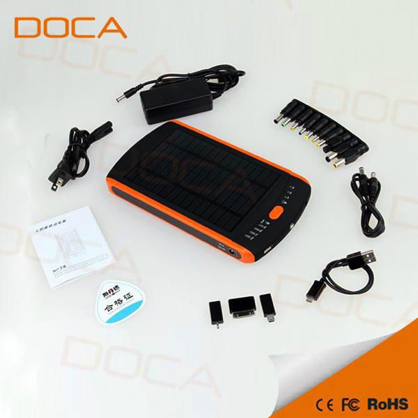 Solar energy Mobile Power Bank Battery Charger DS23000/23000MAH Solar charger  2