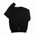 Merino Wool Crewneck Sweater 2016 Fall Men's Merino Wool Pullover Crewneck Jerse 1