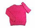 womens crew neck sweaters 2015 fall plain jersey pullover sweater pink feather y