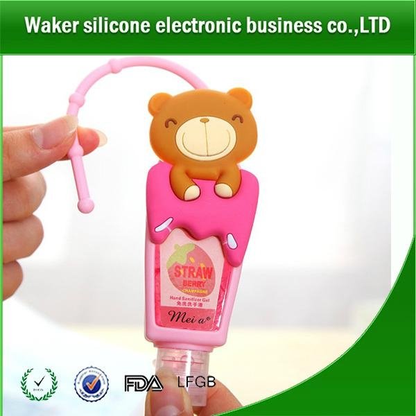 animal shape silicone hand sanitizer cover 2