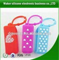 High quality beautiful design silicone perfume bottle holder 1