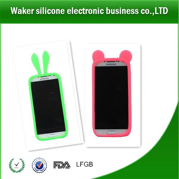 Lovely silicone phone case/phone accessories