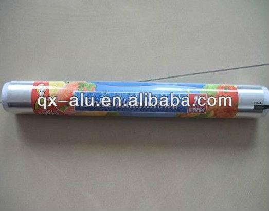 Household aluminum foil roll for food package