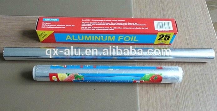 Household aluminum foil roll for food package 3