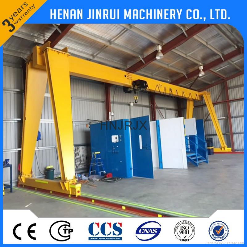 Outside Single Beam Electric Hoist Gantry Crane