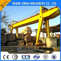 Electric Trolley Mobile Double Girder Hook Gantry Crane