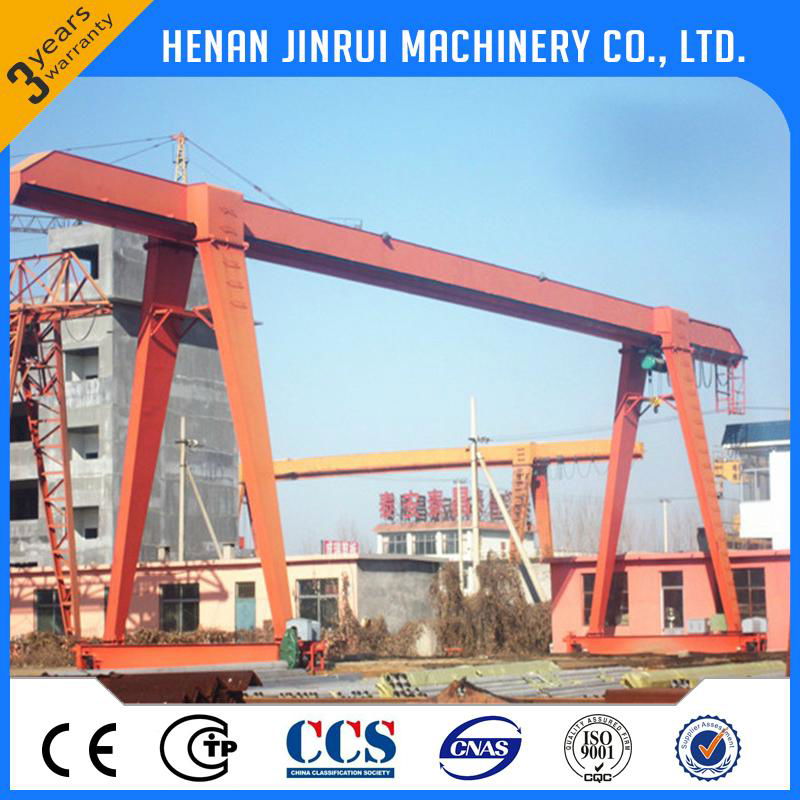 Outside Single Beam Electric Hoist Gantry Crane 5