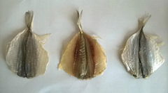 Dried yellow stripe trevally fillet