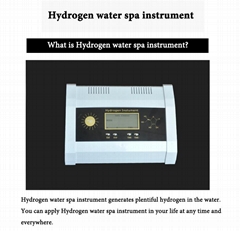 New Hydrogen spa instrument with CE & ROHS 