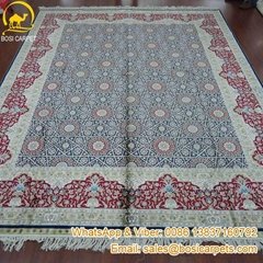 2x3m Bright color cheap hereke silk carpet