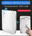 Wireless Doorbell on Battery 4 Level Adjustable 48 Tunes Waterproof 3