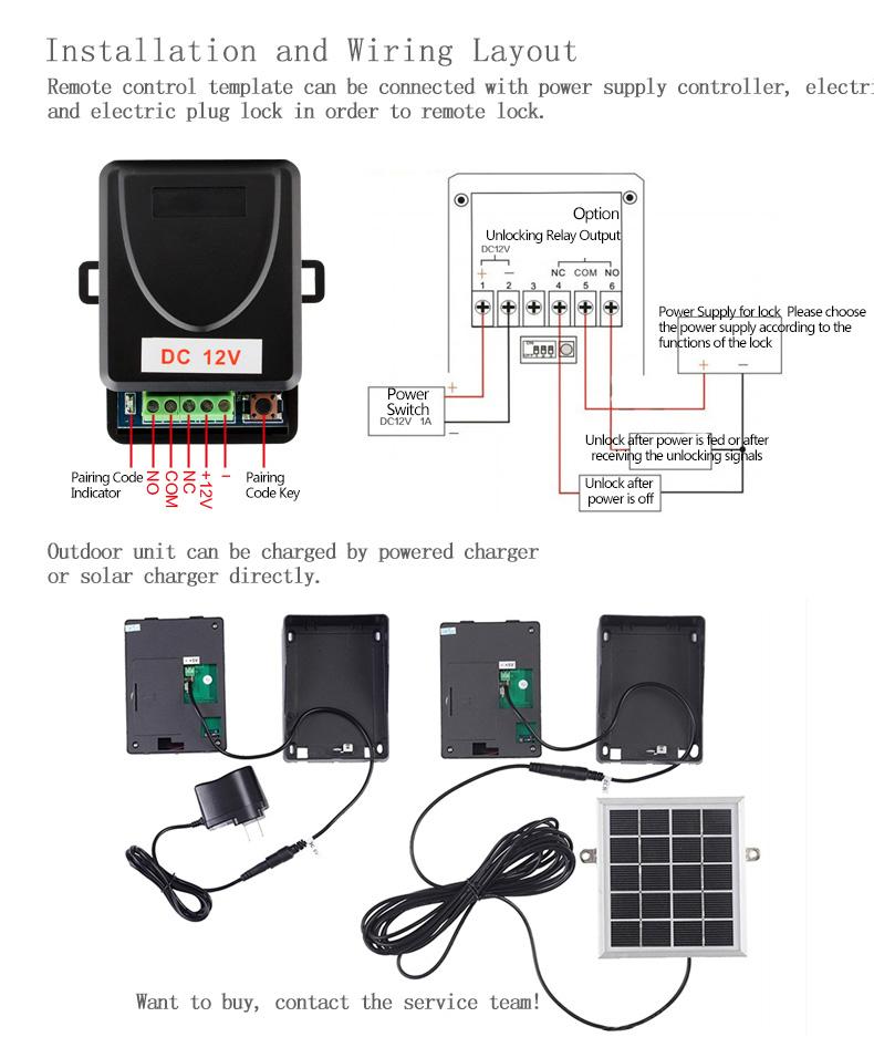 Wireless Visual Doorbell 16 Ringtones Lithium Battery 5