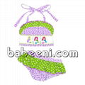 Mermaid smocked swimwear for little