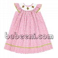 Icecream smocked bishop dress for sweet