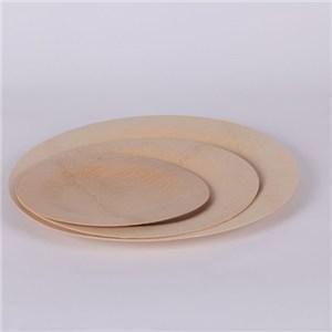 Bamboo Veneer Round Plate