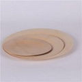 Bamboo Veneer Round Plate