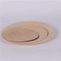 Bamboo Veneer Round Plate 1